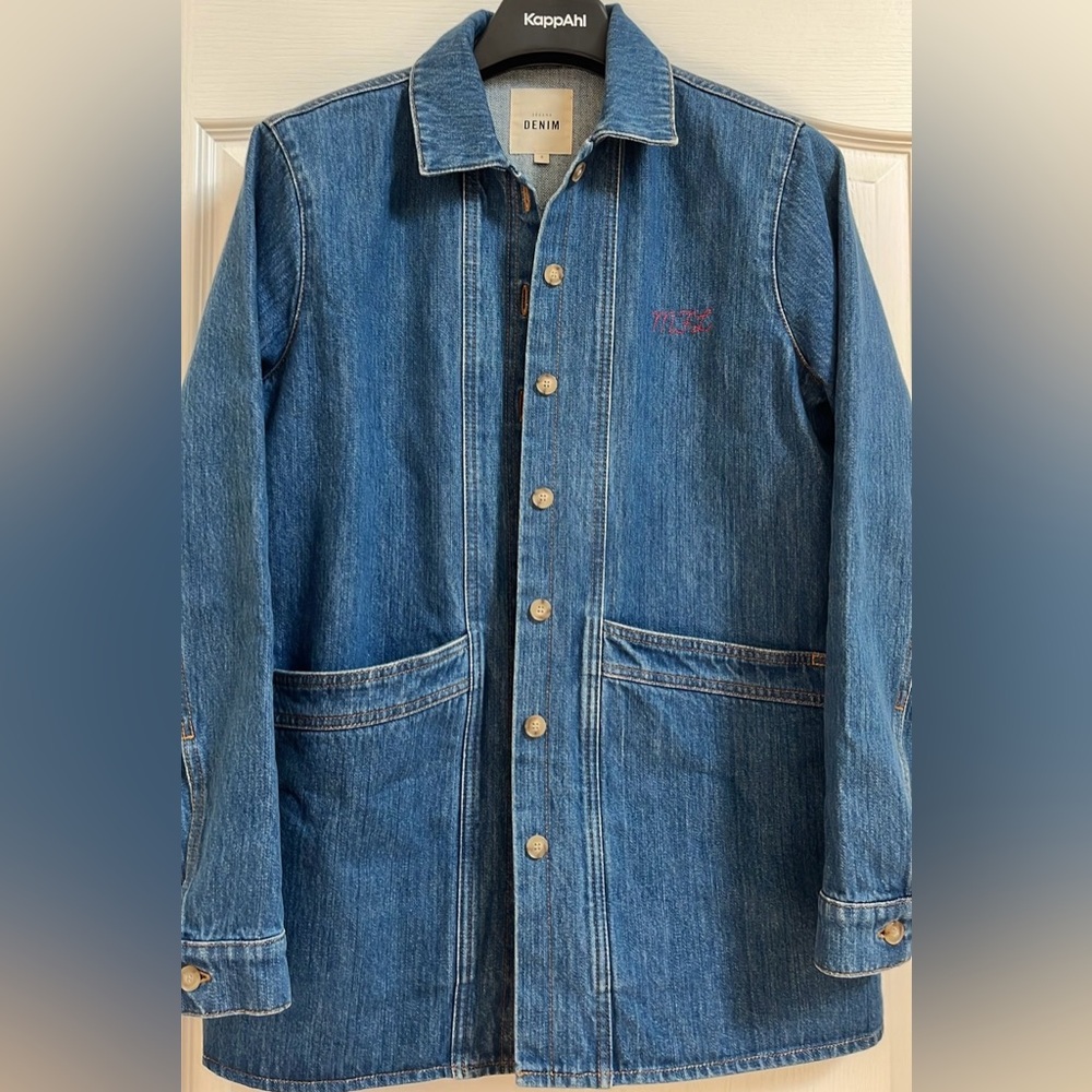 Blue Denim Jacket Sezane Will size Small